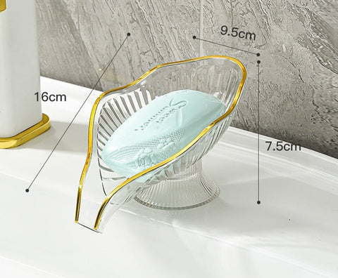 Timeless Elegance: Soap Dish for Household and Bathroom Use, Designed for Table and Bathroom Placement