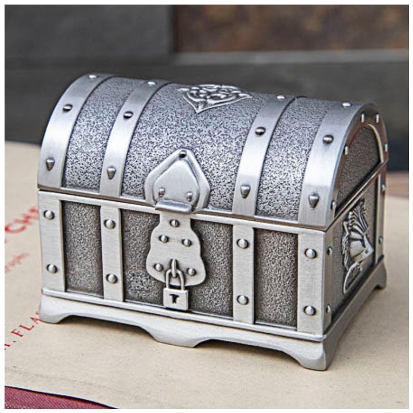Metal Creative European Style Retro Classic Pirate Box Treasure Box Jewelry Box Wedding Birthday Gift