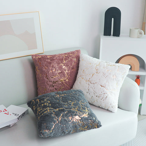 Fashion Plush Nordic Luxury Gilded Pillow