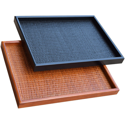 Handcrafted Rattan Wooden Tray| Beautifull tray natural material
