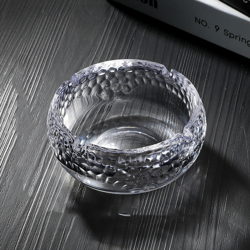 Nordic Light Luxury Glass Ashtray Household