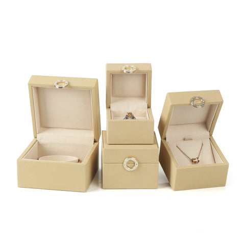Light Luxury PU Leather Jewelry Storage Box