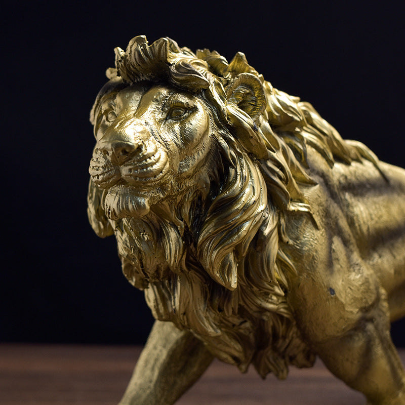 Lion Resin Craft Ornament TV