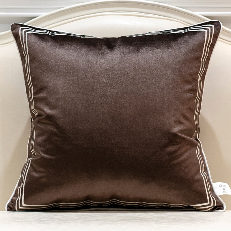 Arabian Charm Cushion Cover - Luxurious Embroidered Pillow Case