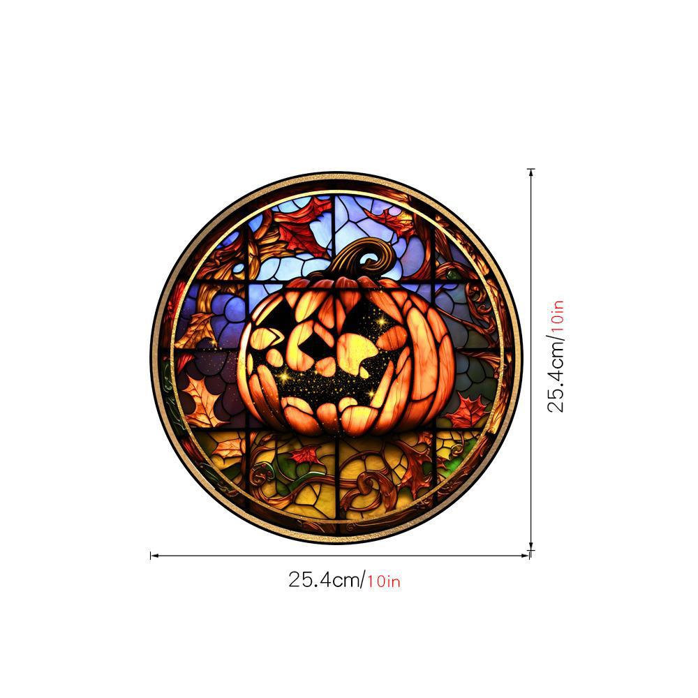 Halloween PVC Static Glass Paste Glue-free Removable|PVC Static Glass Paste for Spooky Halloween Vibes"