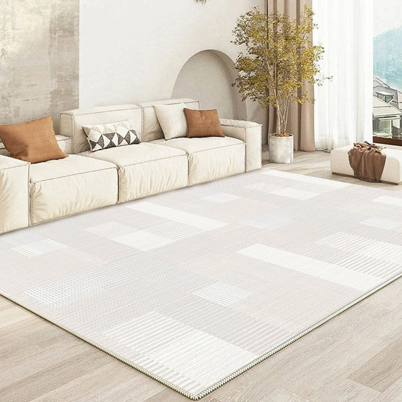 Luxury Crystal Velvet Carpet – Stain-Resistant, Easy-Care, Non-Slip Living Room Rug