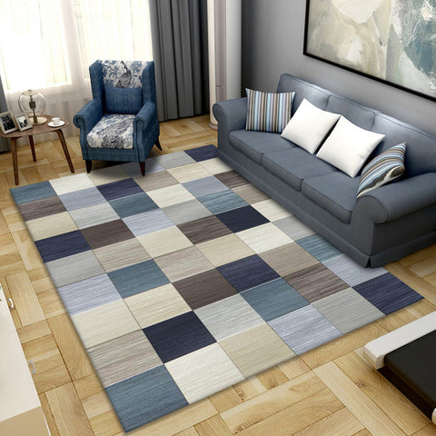 Modern Abstract Geometric Area Rug for Luxury Living Rooms - UAE Exclusive