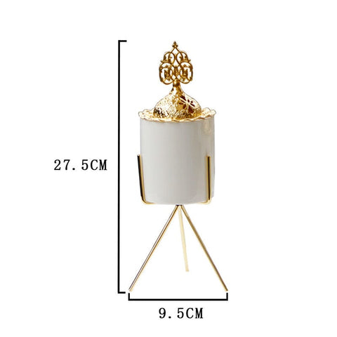 Simple ModernGolden Luxury Incense Burner