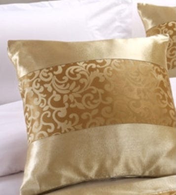 High Quality Modern Gold Bed Cover-Bed End Cushion and Pillow Case - Artessia