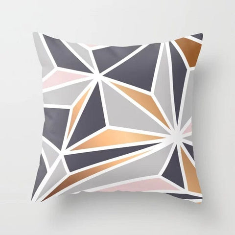 Urban Oasis Marble Geometric Abstract Decorative Pillow Cases