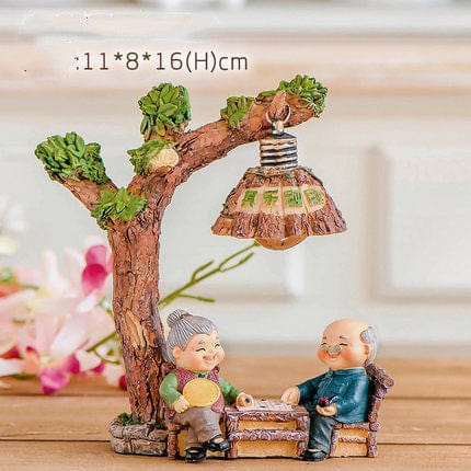 Enduring Love: Exquisite Small Statue Objects Decoration for Celebrating Elderly Romance - Artessia