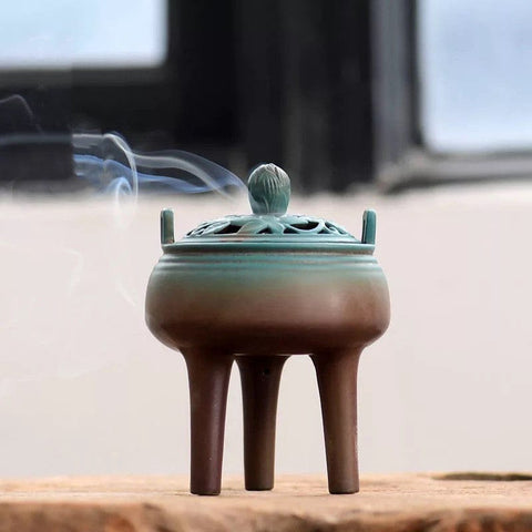 Elegant Pan Incense Burner A Touch of Serenity for Your Home - Artessia