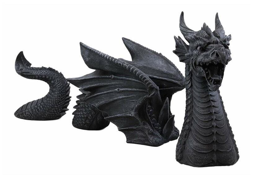 Majestic Dragon Gothic Garden Decor Statue: Transform Your Outdoor Sanctuary with Mythical Grandeur - Artessia