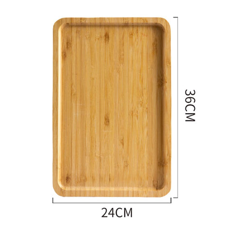 Bamboo Wood Serving Tray Set| Tray Tea Cup Barbecue Tray - Artessia