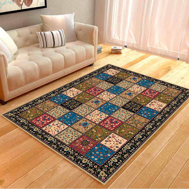 Luxury Soft Rectangle Rug for Living Room, Bedroom & Study – Ideal for Table Mats, Balcony & Cloakroom Decor