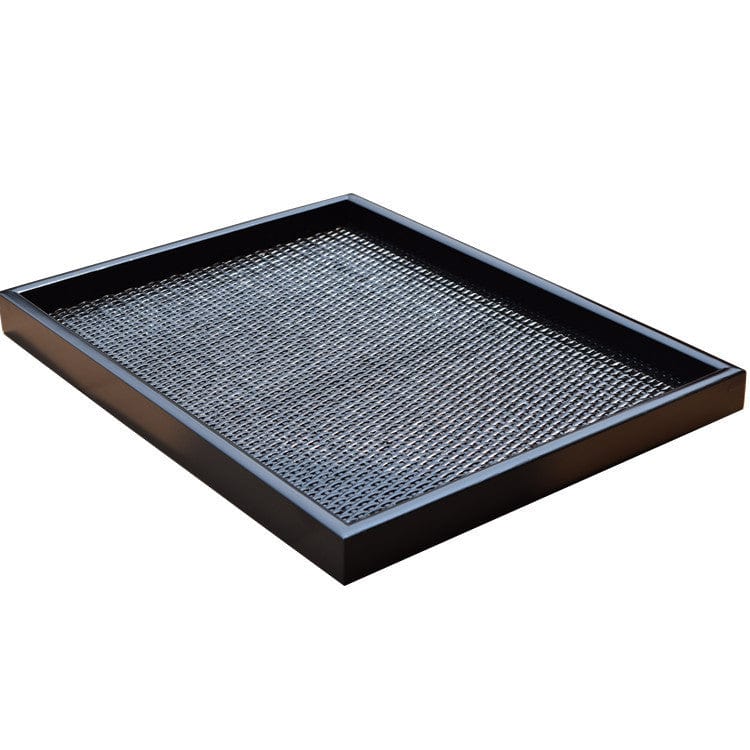 Handcrafted Rattan Wooden Tray| Beautifull tray natural material - Artessia