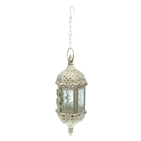 Elegant Moroccan Hanging Lantern | Soft Light Moroccan Candlestick Lamp - Artessia