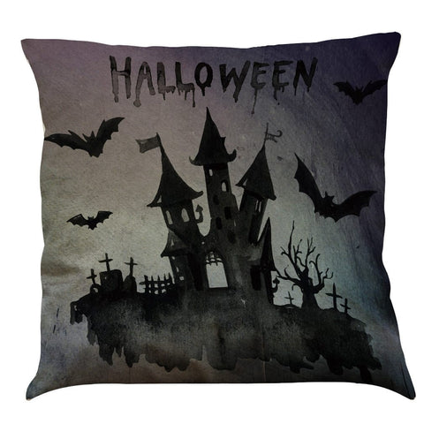 Halloween Cotton Linen Cushion Pillowcase"