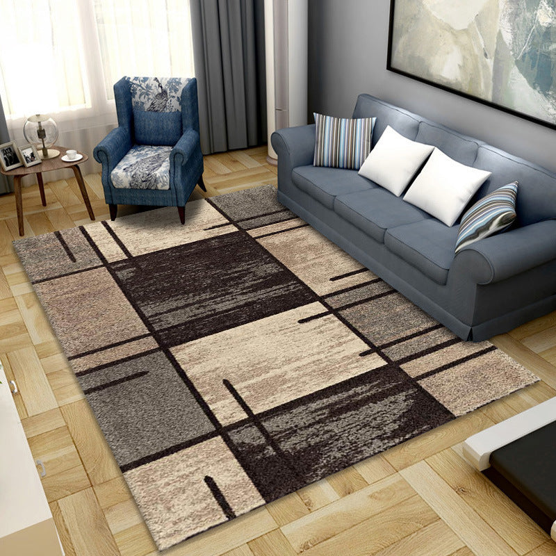 Modern Abstract Geometric Area Rug for Luxury Living Rooms - UAE Exclusive