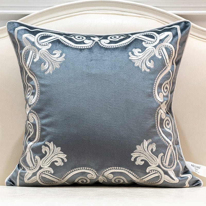 Arabian Charm Cushion Cover - Luxurious Embroidered Pillow Case - Artessia