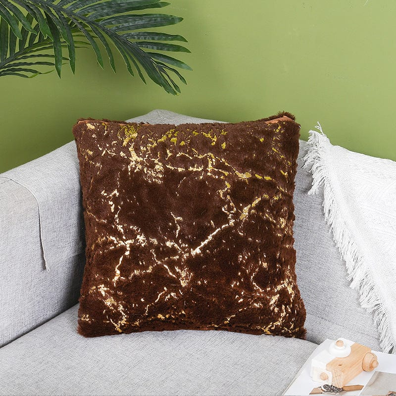 Fashion Plush Nordic Luxury Gilded Pillow - Artessia