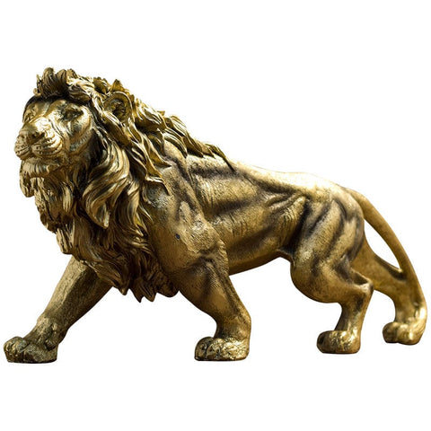 Lion Resin Craft Ornament TV - Artessia