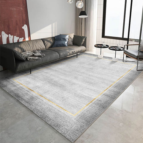 Luxury Crystal Velvet Carpet – Stain-Resistant, Easy-Care, Non-Slip Living Room Rug