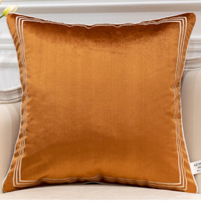 Arabian Charm Cushion Cover - Luxurious Embroidered Pillow Case - Artessia