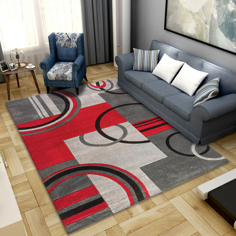 Modern Abstract Geometric Area Rug for Luxury Living Rooms - UAE Exclusive