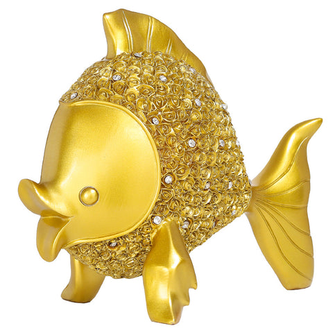 Exquisite Goldfish Resin Sculpture: A Symbol of Luxury for Discerning Home Decor Enthusiasts