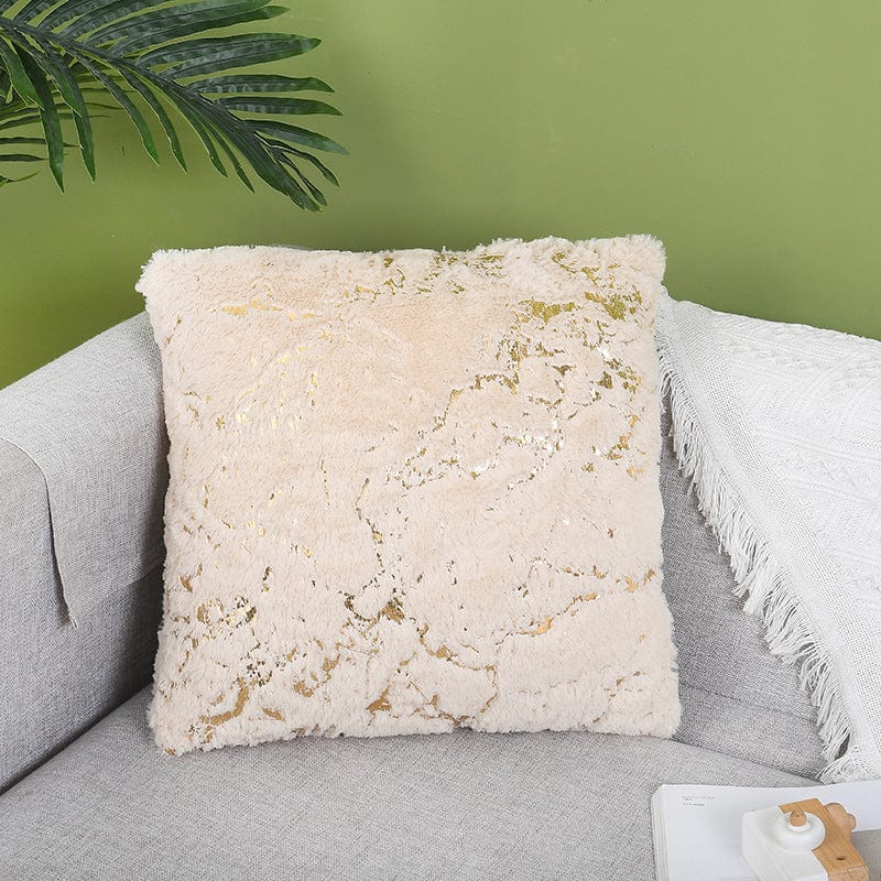 Fashion Plush Nordic Luxury Gilded Pillow - Artessia