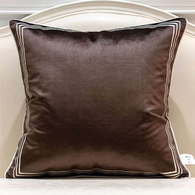 Arabian Charm Cushion Cover - Luxurious Embroidered Pillow Case - Artessia