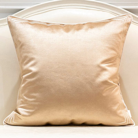 Arabian Charm Cushion Cover - Luxurious Embroidered Pillow Case