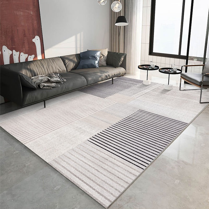 Luxury Crystal Velvet Carpet – Stain-Resistant, Easy-Care, Non-Slip Living Room Rug