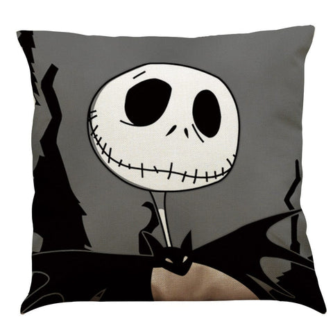 Halloween Cotton Linen Cushion Pillowcase" - Artessia